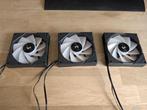 3x Deepcool reverse blade argb fans 120mm, Ophalen of Verzenden, Zo goed als nieuw, Luchtkoeling