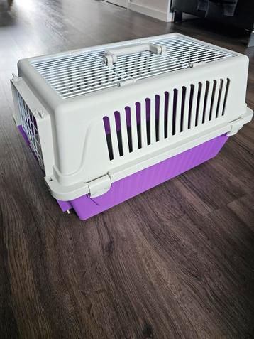 Transport/reiskoffer kat/kleine hond/konijn 58x37x32 cm beschikbaar voor biedingen