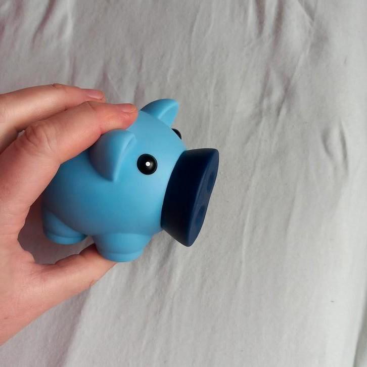 Varken spaarpot Flanderijn reclame blauw nieuw, Verzamelen, Poppetjes en Figuurtjes, Nieuw, Ophalen of Verzenden