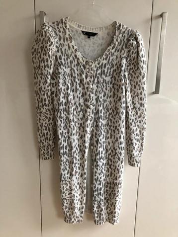 Lang angora vest / jasje / cardigan Simple City dierenprin beschikbaar voor biedingen