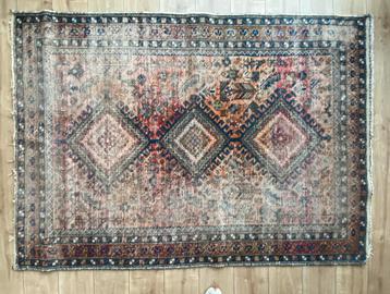 Vintage vloerkleed kelim beschikbaar voor biedingen