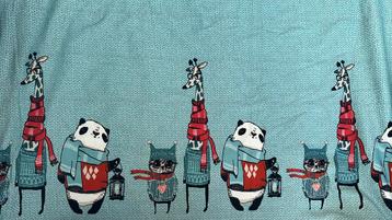 Fun animal tricot dubbele border beschikbaar voor biedingen