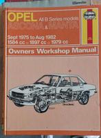 Haynes Opel Ascona & Manta B-Series workshop Manuel., Auto diversen, Ophalen of Verzenden