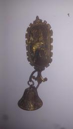 Oude deurbel winkelbel Jockey horse brons uitvoering, Antiek en Kunst, Ophalen of Verzenden