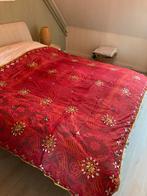 Rood transparant doek uit India 160 x 220 cm., Antiek en Kunst, Ophalen of Verzenden