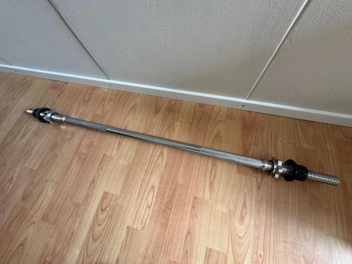 Tunturi halterstang 120 cm, Sport en Fitness, Fitnessmaterialen, Zo goed als nieuw, Ophalen of Verzenden