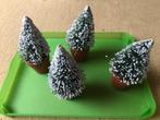 4 kerstboompjes 18,5 cm, Verzenden