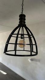 Industriële Hanglamp Metaal Zwart, Huis en Inrichting, Lampen | Hanglampen, Ophalen, Zo goed als nieuw, Metaal, Minder dan 50 cm