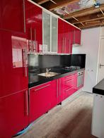 Gebruikte keuken incl. vaatwasser oven gasfornuis afzuigkap, Ophalen, Gebruikt, Graniet of Steen, Hoogglans of Gelakt