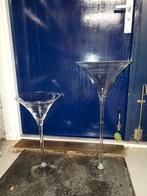 Vazen, Cocktail Glazen., Huis en Inrichting, Woonaccessoires | Vazen, Minder dan 50 cm, Glas, Ophalen