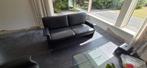 Belform leren bankstel + glazen tafels, Huis en Inrichting, Ophalen, Gebruikt, 150 tot 200 cm, Tweepersoons