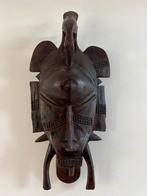 50 jaar oud handgemaakt Senufo gezichtsmasker van hout, Antiek en Kunst, Kunst | Niet-Westerse kunst, Ophalen of Verzenden