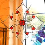 ster kerst glas in lood tiffany, Hobby en Vrije tijd, Ophalen, Nieuw