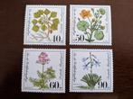 DUITSLAND BUNDESPOST 1981; serie BLOEMEN, Verzenden, Postfris, Dier of Natuur