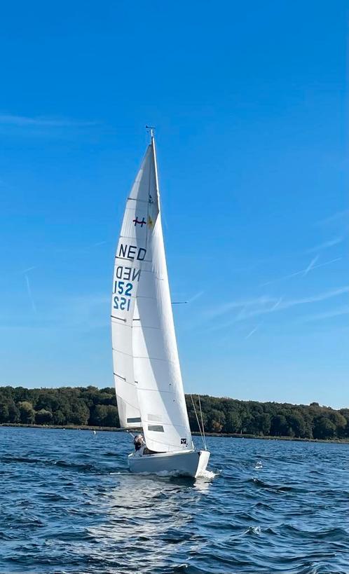 H boot zeilboot, Watersport en Boten, Zeilen en Zeiltoebehoren, Gebruikt, Grootzeil, 6 meter of meer, Ophalen