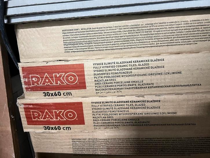 RAKO Darsee 723 Tegels 30x60 - circa 17,28m2, Doe-het-zelf en Verbouw, Tegels, Nieuw, Wandtegels, Keramiek, 20 tot 40 cm, 40 tot 60 cm