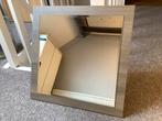 2 Spiegels op mooi houten frame, 60x60 cm., Ophalen, Vierkant, Zo goed als nieuw, Minder dan 100 cm