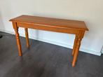 Grenen Sidetable met Gedraaide Poten, Ophalen, Gebruikt, 100 tot 150 cm, Grenenhout
