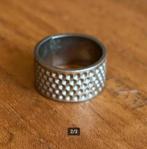 Zilveren Vingerhoed Ring Clover, Ophalen of Verzenden, Gebruikt, Zilver
