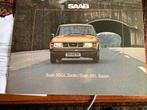 Folder Saab 99 1975, Boeken, Auto's | Folders en Tijdschriften, Ophalen of Verzenden, Zo goed als nieuw, Overige merken