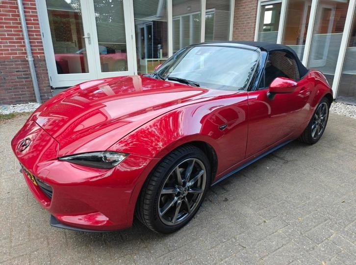 Mazda MX-5 2.0 Skyactiv-g 118KW 2015 Rood, Auto's, Mazda, Particulier, MX-5, ABS, Airbags, Airconditioning, Android Auto, Apple Carplay