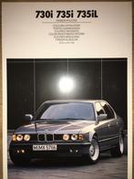 BMW 7 E32 Kleur/Bekleding 1988, 1989, 1991 brochures/folders, Ophalen of Verzenden, Zo goed als nieuw, BMW