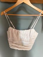 Loavies crop Top - Maat XS - Beige, Beige, Ophalen of Verzenden, Zonder mouw, Maat 34 (XS) of kleiner