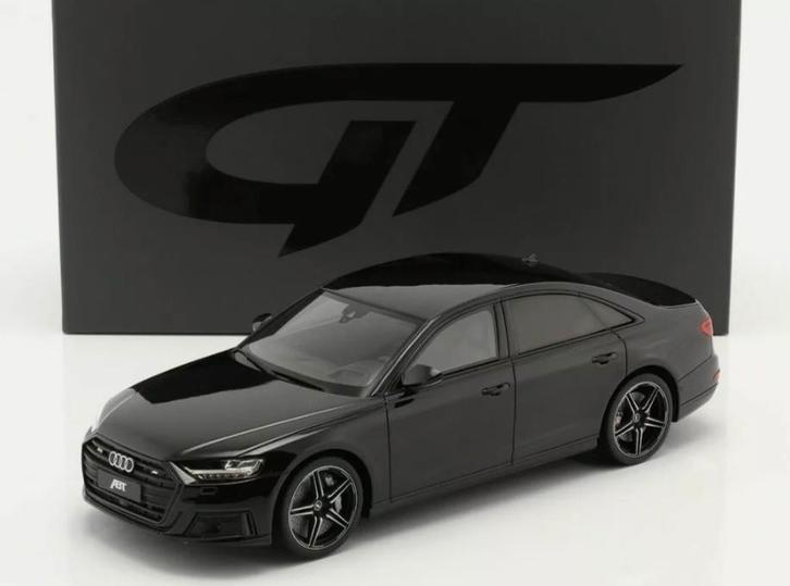 1:18 Audi A8 ABT S8 uit 2020 Night Black GT Spirit 999 stuks, Hobby en Vrije tijd, Modelauto's | 1:18, Nieuw, Auto, Overige merken