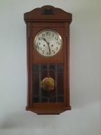 Antieke wandpendule Klok, jaren 30, Antiek en Kunst, Ophalen of Verzenden