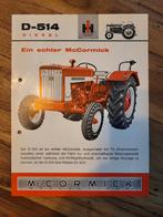 Tractor folder McCormick International D-514 Diesel, Ophalen of Verzenden, Zo goed als nieuw