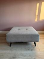 Passe Partout Gianni poef - cappuccino grijs, Ophalen, Gebruikt, Vierkant, 75 tot 100 cm