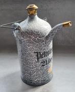 Grijs gewolkt emaille antieke oliekan 2 liter., Antiek en Kunst, Ophalen of Verzenden