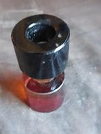 Kaarsenkandelaar gekleurd glas, Huis en Inrichting, Woonaccessoires | Kandelaars en Kaarsen, Ophalen of Verzenden, Overige materialen