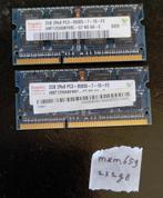 Hynix 2 X 2GB PC3-8500S SO-DIMM [MEM659] 2403, Ophalen of Verzenden, Laptop, Zo goed als nieuw, DDR3