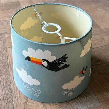 Lampenkap vogels mint/lichtblauw in goede staat beschikbaar voor biedingen