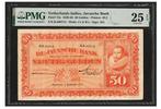 Netherlands Indies bank note 50 Gulden 1929! Graded 25 EPQ, Ophalen of Verzenden, 50 gulden