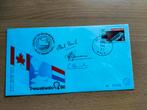 Eerste dag enveloppe transatlantic 31-08-1986, Postzegels en Munten, Ophalen of Verzenden, Nederland