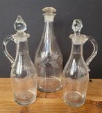 wijn, olie en azijnstel antiek, Antiek en Kunst, Antiek | Glas en Kristal, Ophalen of Verzenden