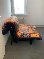 Leuke Futon Slaapbank, Huis en Inrichting, Ophalen, Gebruikt, Bruin, Tweepersoons