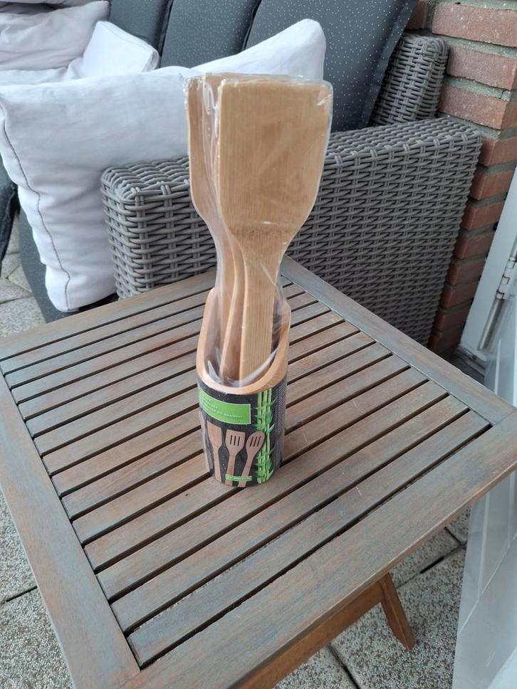 Bamboe Keukengerei Set - Nieuw in Verpakking, Huis en Inrichting, Keuken | Keukenbenodigdheden, Nieuw, Ophalen of Verzenden