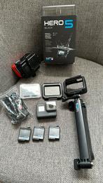 GoPro Hero 5black, 3 batterijen, GoPro stick etc., Audio, Tv en Foto, Actiecamera's, Gebruikt, Ophalen of Verzenden, GoPro