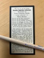 Bidprentje Gerardus Hendrikus Lubberman, Verzenden, Bidprentje