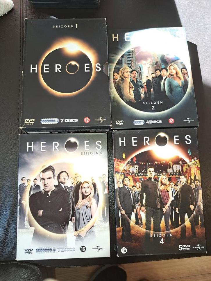 Heroes Seizoen 1-4 DVD Boxset, Cd's en Dvd's, Dvd's | Tv en Series, Zo goed als nieuw, Science Fiction en Fantasy, Boxset, Vanaf 12 jaar