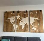 Map of the world wanddecoratie, Huis en Inrichting, Ophalen, Zo goed als nieuw