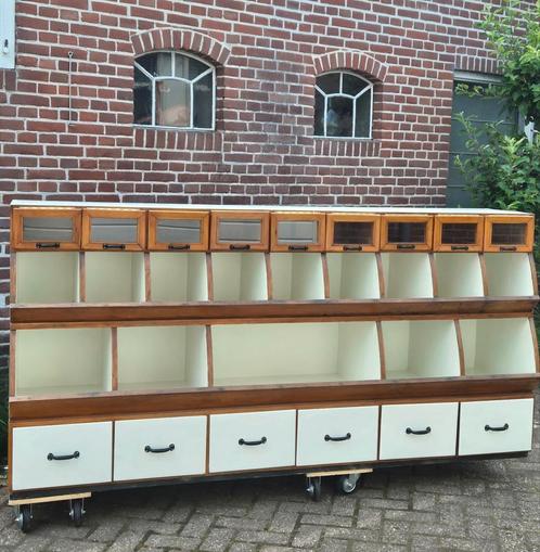 Prachtige oude grutterskast/ winkelkast, Antiek en Kunst, Antiek | Meubels | Kasten, Ophalen