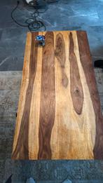 Salontafel eiken, Huis en Inrichting, Tafels | Salontafels, 100 tot 150 cm, Zo goed als nieuw, Rechthoekig, 50 tot 100 cm