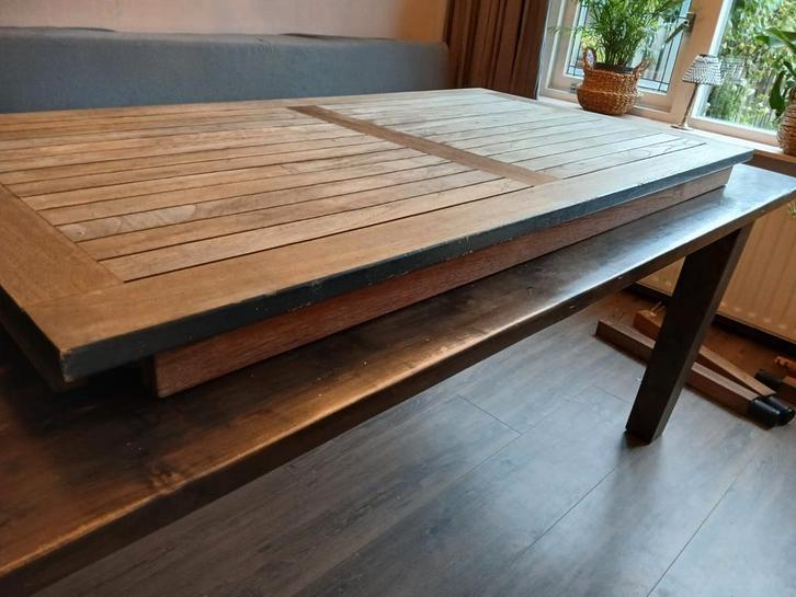 Gebruikte hardhouten tuintafel - Sunyard, Antiek en Kunst, Antiek | Meubels | Tafels, Ophalen