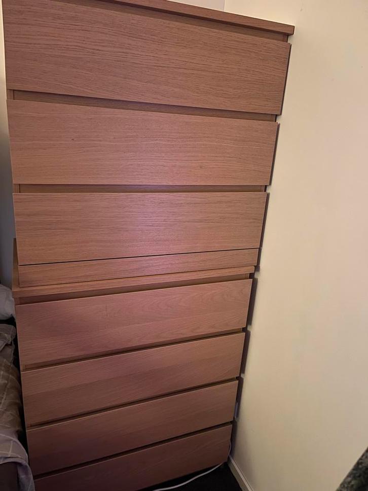 Ikea Malm ladekasten - 4 en 3 lades, Huis en Inrichting, Kasten | Dressoirs, Gebruikt, 50 tot 100 cm, 25 tot 50 cm, Met lade(s)