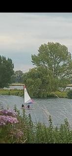 Zeilbootje Merk Topper. Kleur wit/oudroze, Watersport en Boten, Gebruikt, Minder dan 15 m², Overige typen, Ophalen of Verzenden