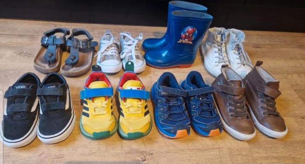 Schoenenpakket maat 28/29 - Vans, Adidas, Spiderman, Kinderen en Baby's, Kinderkleding | Schoenen en Sokken, Vans, Adidas, Lego